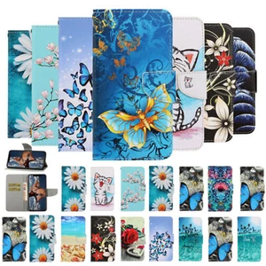 For iPhone 14 15 Pro Max 13 12 11 Luxury PU Leather Wallet Card Stand Flip Case - Picture 1 of 18