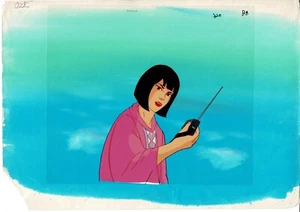 Rambo Original Production Animation Cel n Background OBG Ruby Spears 1986 u-10 - Bild 1 von 1