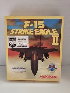 F-15 Strike Eagle II PC Juego Vintage Disquete 3.5" Completo 1990 MicroProsa - Imagen 1 de 13