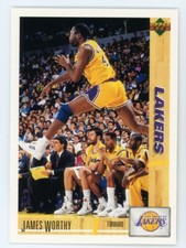 1991-92 Upper Deck International Italian James Worthy #63 HOF