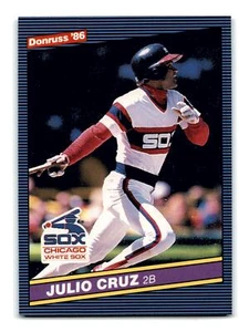 Julio Cruz 1986 Donruss #257 Chicago White Sox Mint - Picture 1 of 2