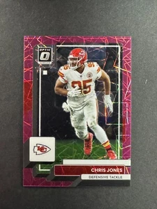 Chris Jones 2022 Panini Donruss Optic Pink Velocity /79 #78 Chiefs - Picture 1 of 2