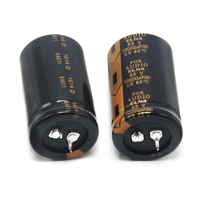 2pcs ELNA 10000uF 63V Kondensator Leistungsverstärker Elektrolytische Kapazität - Bild 1 von 4