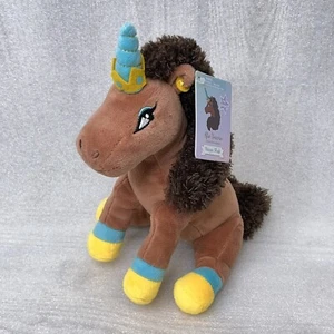 Afro Unicorn Plush 9" Stuffed Animal - Unique Divine Magical NWT NEW - Picture 1 of 11