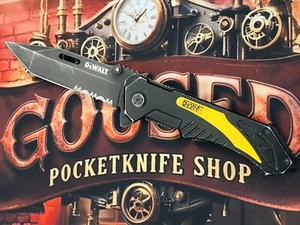 [0854] DeWalt Arbeitsmesser Tanto Serrated Folder Linerlock EDC - Bild 1 von 8