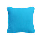 Cushion Covers Cotton Plain Dyed Zipped Pipe Edge Colorful Cushion Covers 16x16"