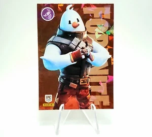 2021 Panini Fortnite Snowmando Epic Cracked Ice Series 3 Refractor - Picture 1 of 12