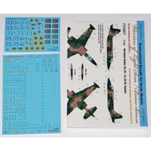 Foxbot 72-055T Scale 1:72 Decals Ukrainische Rooks: Su-25 Ukrainische Luftwaffe - Bild 1 von 24