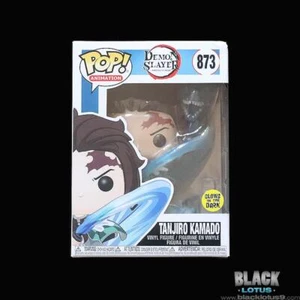 BLEMISHED Funko Pop! Demon Slayer Glow Tanjiro Kamado Translucent Dragon Pop 873 - Picture 1 of 10