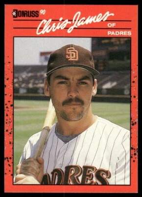 1990 Donruss #323 Chris James - Image 1 of 2