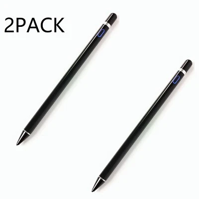 2PACK Black Stylus Pencil for iPad/iPhone/Android Phones Tablets Draw and Write - Image 1 of 4