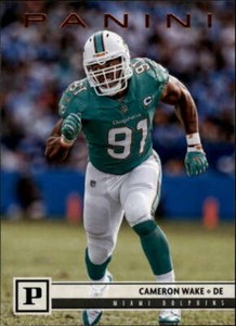 2018 Panini Knight Bronze #176 Cameron Wake Dolphins NM-MT 