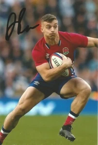 INGLATERRA Y NEWCASTLE FALCONS RUGBY: FOTO DE ACCIÓN FIRMADA POR ADAM RADWAN 6x4 + certificado de autenticidad - Imagen 1 de 1