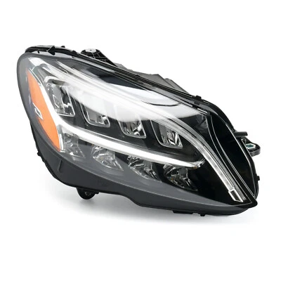 Right Passenger LED Headlight For 2019-2021 Mercedes-benz C-class C300 C43 AMG - Imagem 1 de 4
