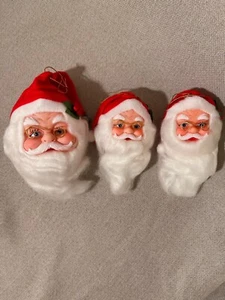 Leewards 1988 Santa Head Ornament Doll Making Christmas Craft New Old Stock - Picture 1 of 8