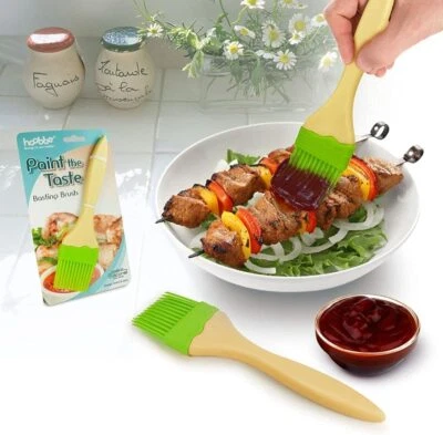 Pastry Basting Green Silicone Paint Brush Ideal for BBQ Pastry Turkey & Baking - Image 1 of 3