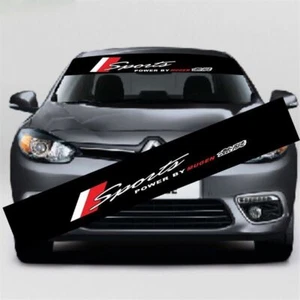 Sports Mugen Car Front Windshield Decal Vinyl Sticker Removable Weatherproof - Picture 1 of 2