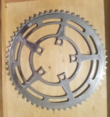 [V] Stronglight 56T x 86BCD Vintage Road Chainring French - Image 1 of 4