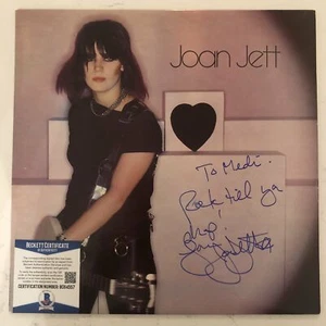 Álbum firmado por JOAN JETT "Joan Jett" LP Beckett autenticación - Imagen 1 de 1