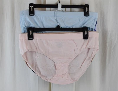 Hanes 6 PACK Women's Organic Cotton Panties Comfort Soft Assorted Colors Size 7 - Image 1 of 4