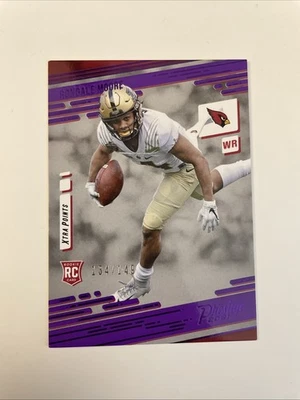 2021 Panini Prestige Rookies Xtra Points Purple /149 Rondale Moore Rookie RC - Image 1 of 2