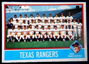 Foto del equipo Texas Rangers O-Pee-Chee / tarjeta de lista de verificación 172, 1976 - Jenkins, Perry - Imagen 1 de 2
