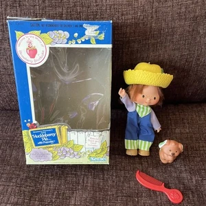 Vtg 1982 Kenner Huckleberry Pie with Pupcake pet Strawberry Shortcake With Box - Picture 1 of 9