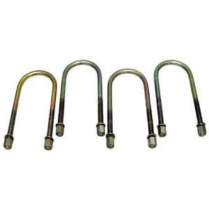 Leaf Spring 4 Rear U-Bolts Kit for Toyota Landcruiser 45 47 & 75 Series - Picture 1 of 1