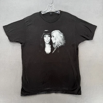 Tultex T-Shirt Unisex Large Black Cher Here We Go Again 2019 Concert Graphic Tee - Image 1 of 4