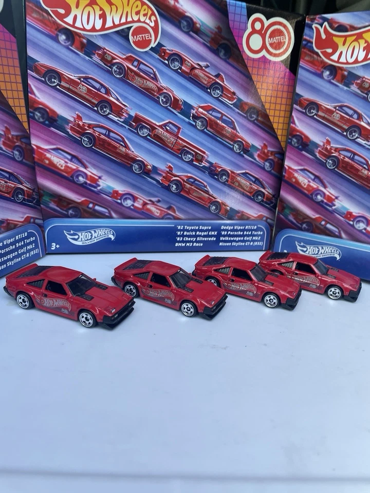 LOTE X 4 TOYOTA SUPRA '82 SUELTO HOT WHEELS — 80 ANIVERSARIO MATTEL 2025 Foto 1 de 4