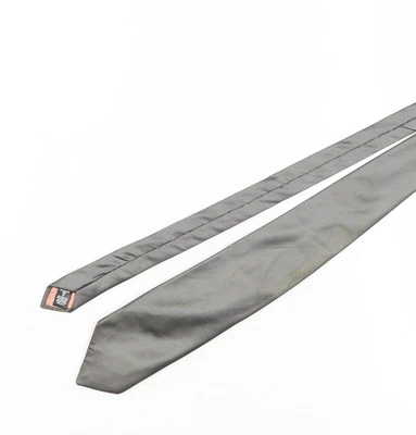 Corbata gris acetato seda River Island para hombre Foto 1 de 4