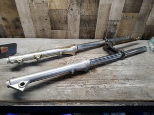 1986 86 85-88 Honda VT500C VT500 Shadow Front Forks Tubes Suspension Straight - Picture 1 of 14