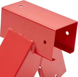 SWING CORNER METAL BRACKET SQUARE 90x70 100deg WOODEN CLIMBING FRAME PLAYHOUSE - Picture 1 of 11