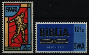 África Sudoeste 1970 - Mi-Nr. 358-359 ** - MNH - Sociedad Bíblica Sudafricana - Imagen 1 de 1