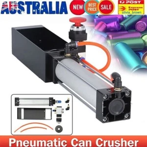 Pneumatic Can Crusher Cylinder Push Valve Can Crushers Eco Friendly Recycle Tool - Picture 1 of 12