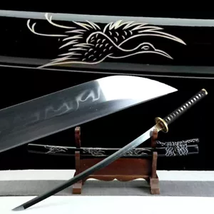 Grúa Tallado SAYA Navaja Afilada T10 Arcilla Templada Katana Espada Samurai Japonesa - Imagen 1 de 12