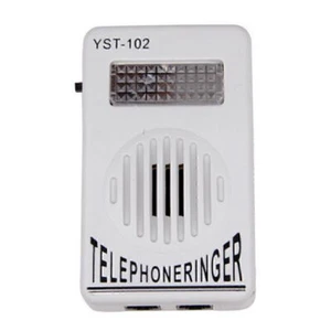 Extra-Loud Ringer Sound Telephone Phone Amplifier Strobe Light Flasher Bell - Photo 1/1