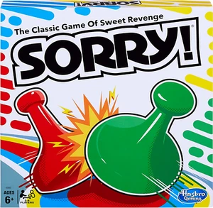 Sorry! Kids Board Game, Family Board Games for Kids and Adults, 2 to 4 Players, - Picture 1 of 12
