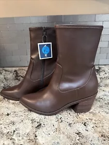 Dolce Vita Ilana Brown Bootie Mid Boot Size 7.5 Pointed Toe NWT $50 MSRP - Picture 1 of 12