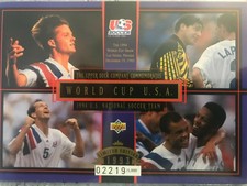 THE WORLD CUP 1994 USA LIMITED EDITION HEROES 5" x 3.5" WORLD CUP DRAW 12-19-93