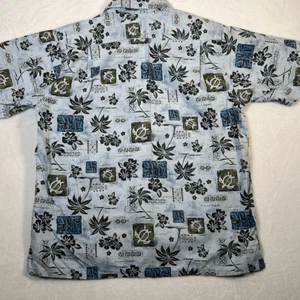 Vintage Hawaiian Go Barefoot short sleeve Button up Shirt USA Made - Mens Large - Picture 1 of 6