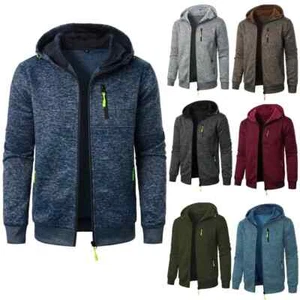 Herren Kapuzenpullover Sweatjacke Hoodie Sweatshirt Pullover Pulli Langarm Sport - Bild 1 von 22