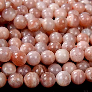 Piedra solar Peach Grd A redonda 4 mm 5 mm 6 mm (D189) - Imagen 1 de 66