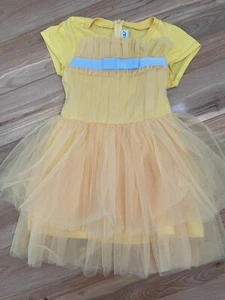 Girls Simonetta dress, yellow colour, size 6Yrs,used,RRP 150£ - Picture 1 of 4