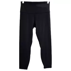 Lululemon Wunder Under Women's Leggings Black Hi-Rise Fitted Stretch Size 8 - Picture 1 of 5