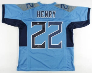 Derrick Henry Signed Tennessee Titans Jersey (Beckett COA) Ex-Alabama Star R.B - Picture 1 of 6
