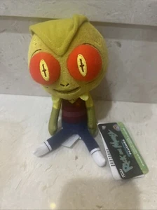 Funko Galactic Plushies Rick and Morty Lizard Morty Plush Adult Swim NEW w/ tags - Picture 1 of 5