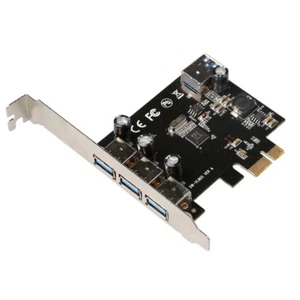 USB 3.0 (3+1) 3 External + 1 Internal Ports PCI Experss Controller riser Card - Picture 1 of 4