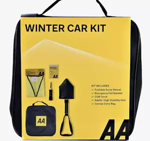 AA Winter Car Kit AA3386 - Folding Snow Shovel, Foil Blanket, Hi-Vis Vest , - Picture 1 of 10