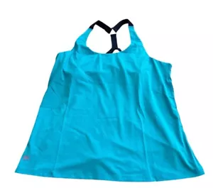 Camiseta sin mangas Ruby Ribbon Ocean Sport Demi talla 44 regular para mujer NUEVA - Imagen 1 de 8